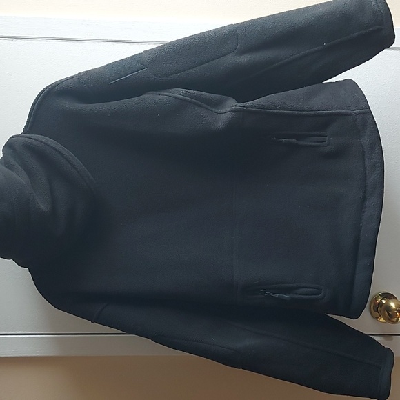 Fleece Utility Style Zip Up Hoodie - Picture 6 of 9